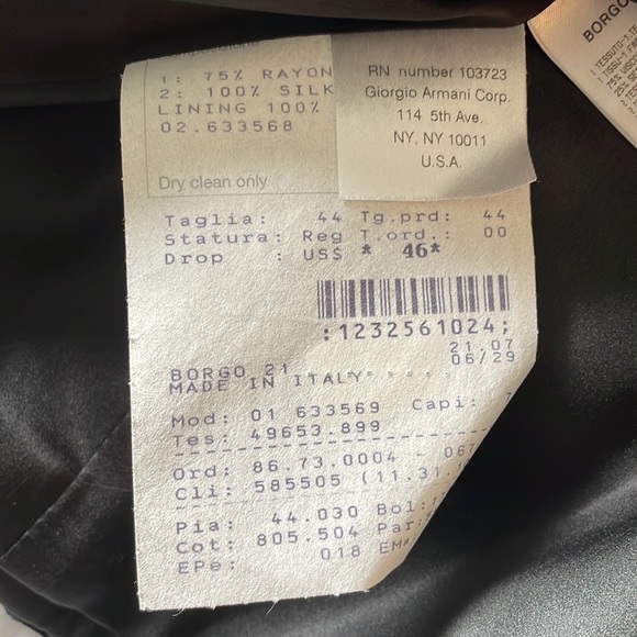 Giorgio Armani velvet jacket - Picture 9 of 13